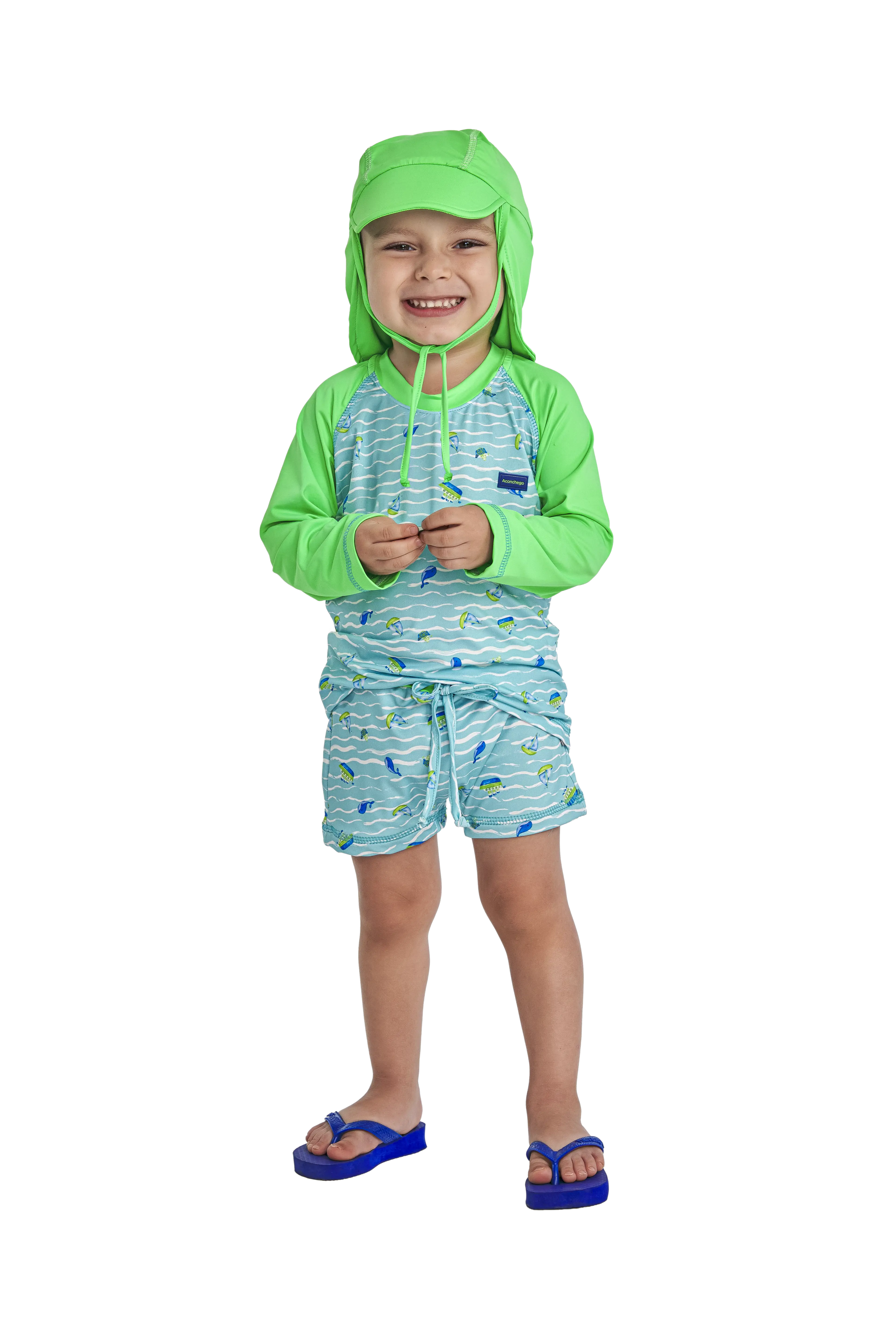 Miniatura CONJUNTO MODA PRAIA ACONCHEGO / VERDE  2